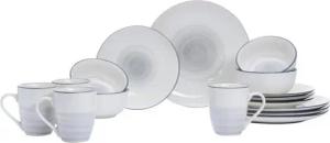Ritzenhoff & Breker Kombiservice Luna (16-tlg), 4 Personen, Porzellan, Aquarell-Stil