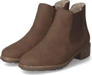 Rieker Chelsea Boots für Damen - Gr. 39 - braun - Synthetik