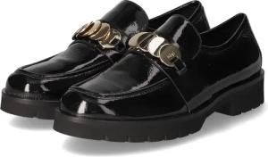 Högl Slipper für Damen - Gr. 41 - schwarz - Lackleder