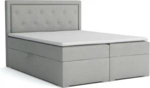 Deine Möbel 24 Boxspringbett PABLO Boxspring Komplettbett Polsterbett Bonellfederkernmatratzen H3 (Beige Creme Grau Hellgrau Anthrazit Schwarz, 120x200 140x200 160x200 180x200 200x200 Komplettbett Boxspring), inkl. Topper aus Kaltschaum inkl. Matratzen H3