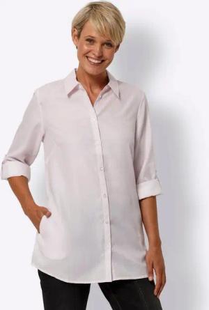 Sieh an! Klassische Bluse Longbluse