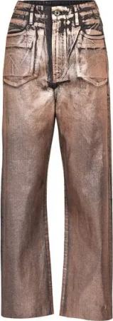 G-STAR Straight-Jeans edie Ultra High Straight Turn Up Ankle Selvedge Jeans Ultra High Waist