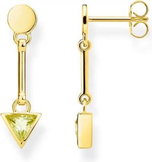 Thomas Sabo Ohrstecker - Glam and Soul - Dreieck Grün - H2038-414-33
