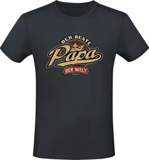 Sprüche T-Shirt - Der beste Papa der Welt - M bis 3XL - für Männer - Größe XXL - schwarz