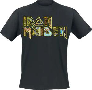 Iron Maiden T-Shirt - Eddies Logo - S bis XXL - für Männer - Größe XL - schwarz - Lizenziertes Merchandise!