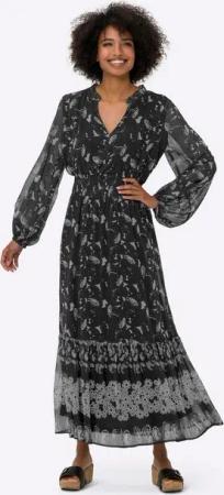 heine Etuikleid Chiffonkleid