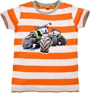 BONDI T-Shirt BONDI T-Shirt 'Traktor' für Jungen 33121, Orange
