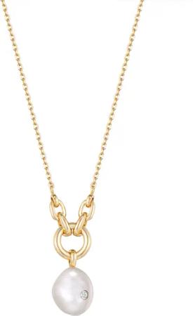 ANIA HAIE N043-03G Pearl Power Damen Halskette, verstellbar