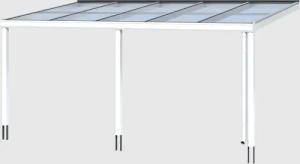 Skanholz Terrassendach "Monza", Bedachung Verbund-Sicherheits-Glas, Aluminium