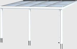 Skanholz Terrassendach "Monza", Bedachung Verbund-Sicherheits-Glas, Aluminium