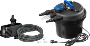 Ubbink Teichfilter "Druckfilter BioPressure II 3000 Plus", (Set), 3.000 l/h, inkl. UV-C Gerät und Teichpumpe