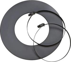 JUSTUS Rosette, mit Klemmschellen