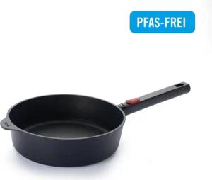 WOLL MADE IN GERMANY Schmorpfanne "Eco Logic QXR", Aluminiumguss, PFAS-frei, Ø 24 cm, Induktion