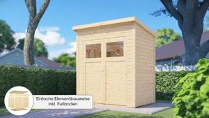 KONIFERA Gartenhaus "Amrum 1", Inklusive Fussboden