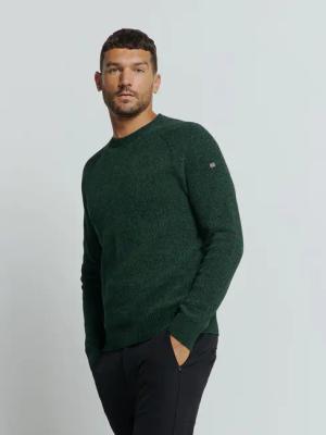 NO EXCESS Rundhalspullover "No Excess Chenillo-Crewneck-Pullover"