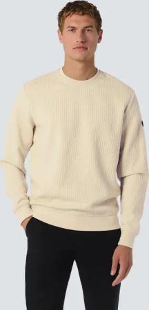 NO EXCESS Sweater "No Excess Jacquard Pullover mit Rundhalsausschnitt"
