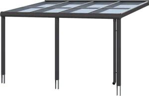 Skanholz Terrassendach "Monza", Bedachung Verbund-Sicherheits-Glas, Aluminium