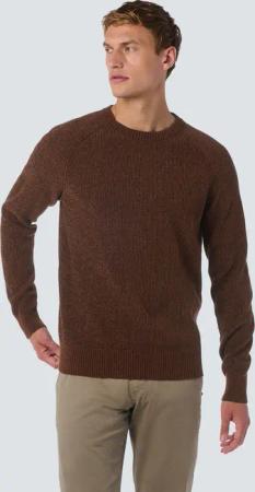 NO EXCESS Rundhalspullover "No Excess Chenillo-Crewneck-Pullover"