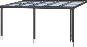 Skanholz Terrassendach "Monza", Bedachung Verbund-Sicherheits-Glas, Aluminium