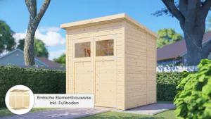 KONIFERA Gartenhaus "Amrum 2", Inklusive Fussboden