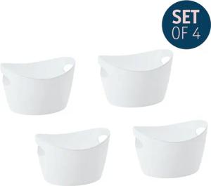 KOZIOL Organizer "Bottichelli S", (4er-Set), Aufbewahrungsbox, made in Germany, Kunststoff, 1,5 Liter
