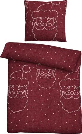 Biberna Bettwäsche "Xmas", kuschelig warm, weich, Melange, 100% Baumwolle, made in Germany