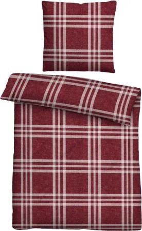Biberna Bettwäsche "Lya", kuschelig warm, weich, Melange, 100% Baumwolle, made in Germany