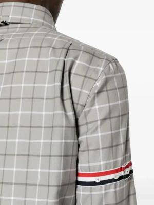 Thom Browne - Plaid Shirt - Größe 2 - grau