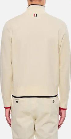 Thom Browne - Half Zip Pullover - Größe 2 - weiß