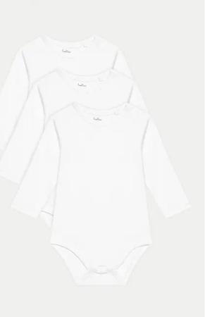 OVS 3er-Set Kinder Bodys 2113552 Weiß