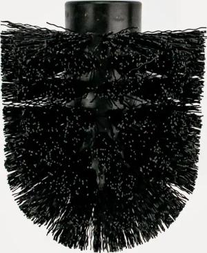 Möve WC-Reinigungsbürste "Ersatzbürstenkopf Black Velvet", aus Kunststoff, für Toilettenbürste Black Velvet