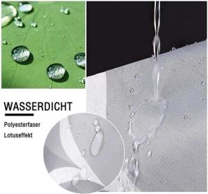 BYSURE Duschvorhang Breite 180 cm, wolf Digitaldruck Duschvorhang