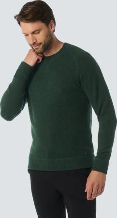 NO EXCESS Rundhalspullover "No Excess Soft-Touch-Pullover mit Wolle"