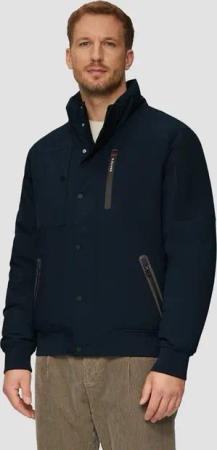 s.Oliver Allwetterjacke Wasserabweisende Jacke mit Stehkragen Artwork
