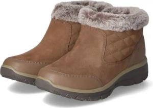 Skechers Stiefeletten EASY GOING für Damen - Gr. 41 - braun - Leder und Synthetik