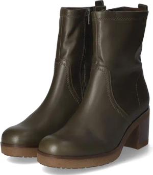 Gabor Stiefeletten für Damen - Gr. 42 - grün - Leder,Glattleder