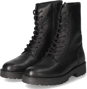 Kaerlek Schnürstiefeletten für Damen - Gr. 36 - schwarz - Leder,Glattleder