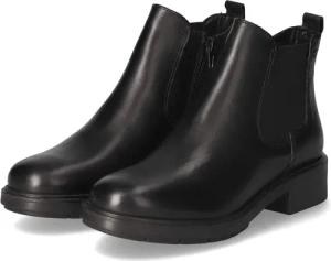 Tamaris Chelsea Boots für Damen - Gr. 37 - schwarz - Glattleder