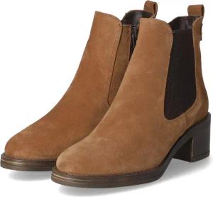 Tamaris Chelsea Boots für Damen - Gr. 40 - braun - Rauleder