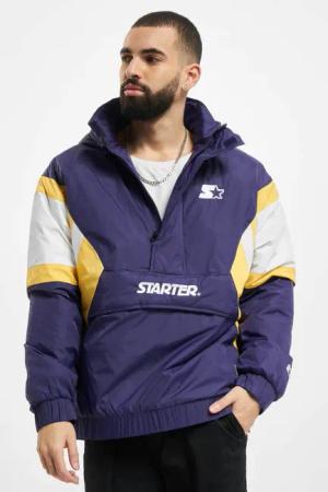 Starter Color Block Half Zip Retro Jacket