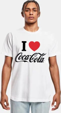 Merchcode Coca Cola I Love Coke Tee
