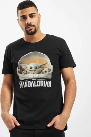 Merchcode Baby Yoda Mandalorian Logo Tee