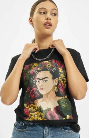 Merchcode Ladies Frida Kahlo Portrait Tee