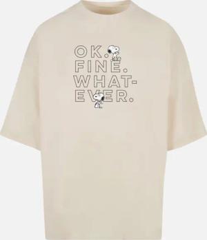 Merchcode Peanuts - Ok Fine Whatever Huge Tee