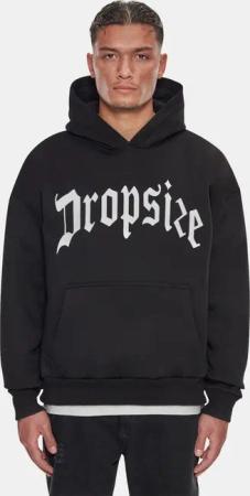 Dropsize Heavy Logo Design Hoodie