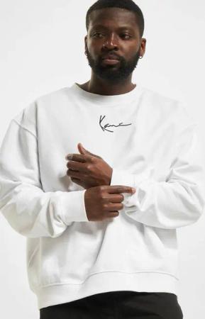 Karl Kani KKMQ12003WHT Small Signature Crew