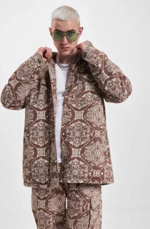 Karl Kani KK Chest Signature Washed Ribstop Shirt Jacket