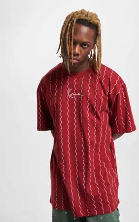 Karl Kani KK Small Signature Ziczac Pinstripe Tee