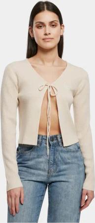 Karl Kani KW221-009-1 Small Signature Knit Bolero light sand