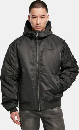 Sean John Script Logo Hooded Bomberjacket